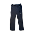 Svarta funktionsbyxor Haglöfs Grit Pant för dam, fotograferade framifrån mot en vit bakgrund.