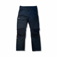Svara funktionsbyxor från Lundhags Traverse Pant för dam, fotograferade framifrån mot en vit bakgrund.