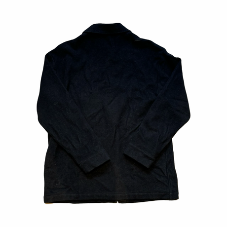 Svart funktionsjacka Aclima Reborn Lumber J för unisex i modell S, fotograferad bakifrån mot en vit bakgrund.